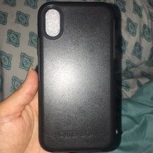 iPhone X black phone case
